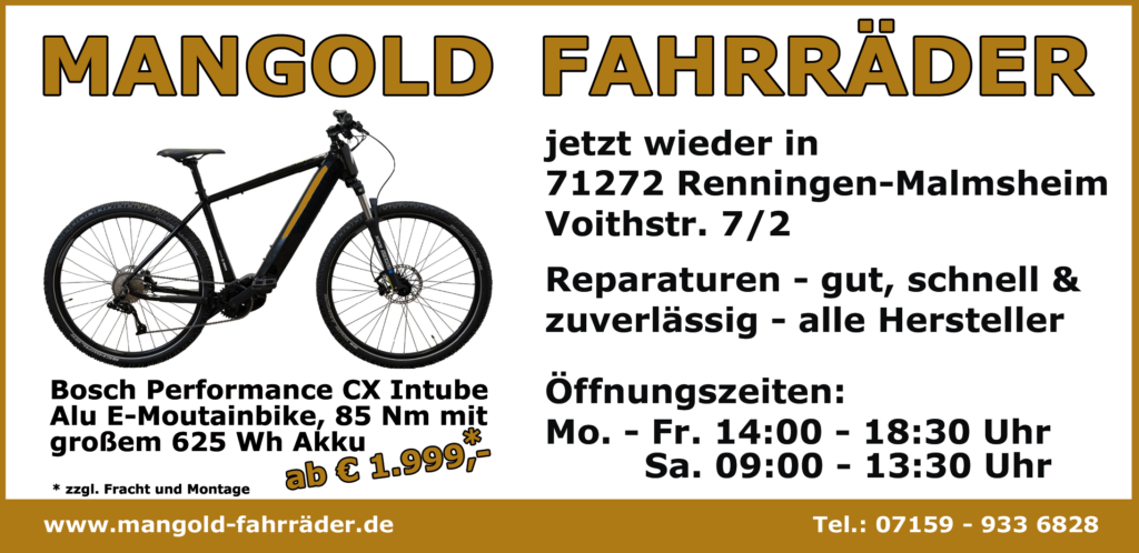Manufaktur Murschel - Mangold-Fahrräder - Voithstr. 7/2 - 71272 Renningen
